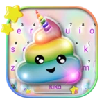 Logo of Rainbow Unicorn Poop Keyboard android Application 