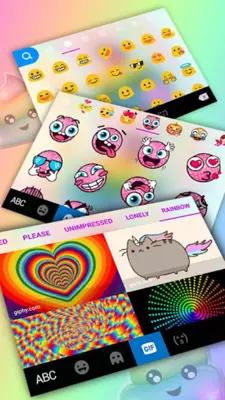 Rainbow Unicorn Poop Keyboard android App screenshot 0