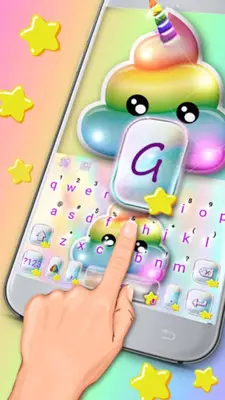 Rainbow Unicorn Poop Keyboard android App screenshot 2