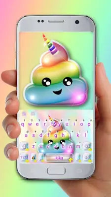 Rainbow Unicorn Poop Keyboard android App screenshot 3